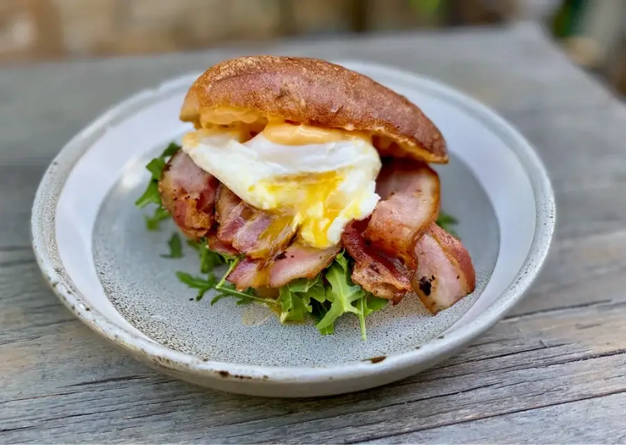 Eggs Benedict at The Boston Mittagong NSW